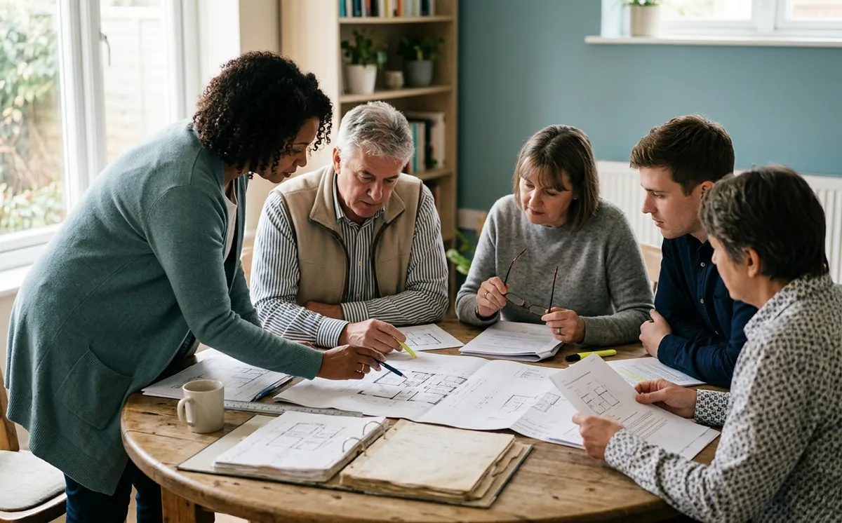 Réunion du conseil syndical d'une copropriété