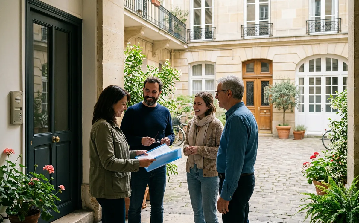 Copropriétaires gérant leur immeuble en syndic bénévole